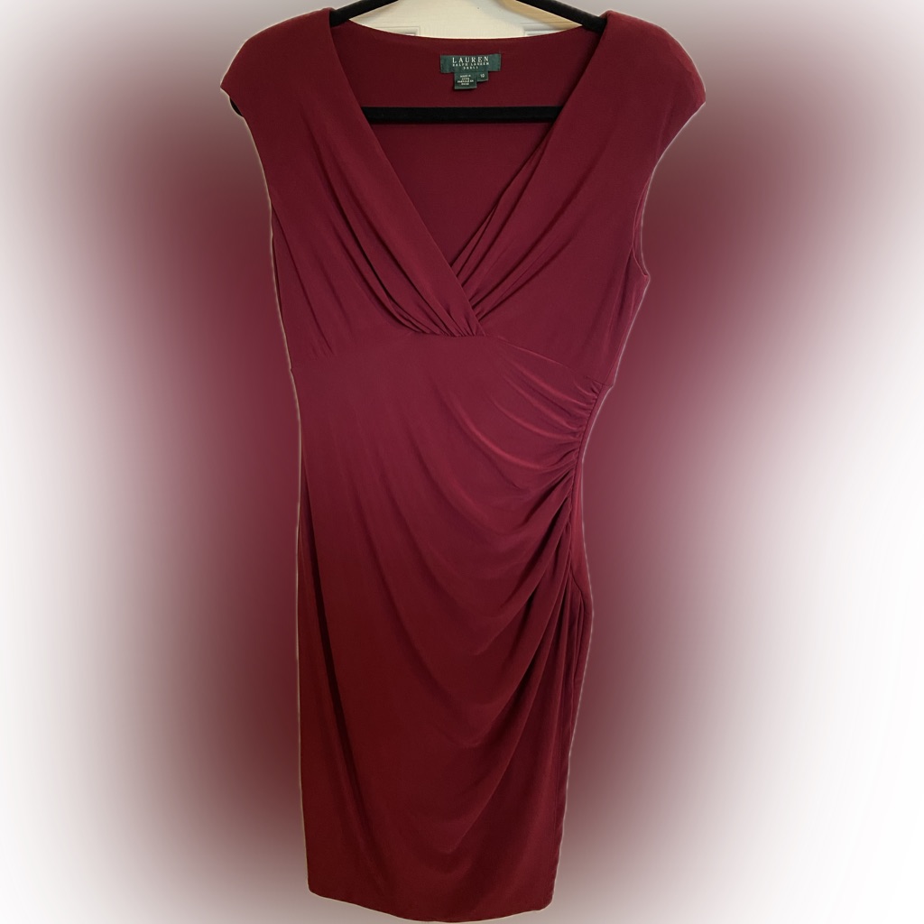 Lauren By Ralph Lauren Red Dress Size 10